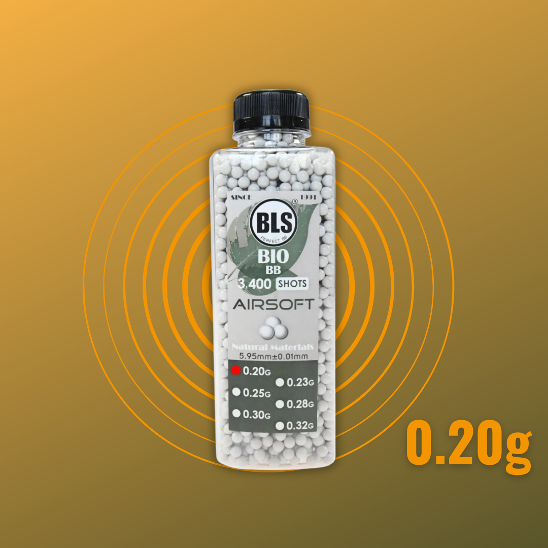 BLS Bio BBs 0,20g (3400 Kugeln) (Flasche) (Weiß)