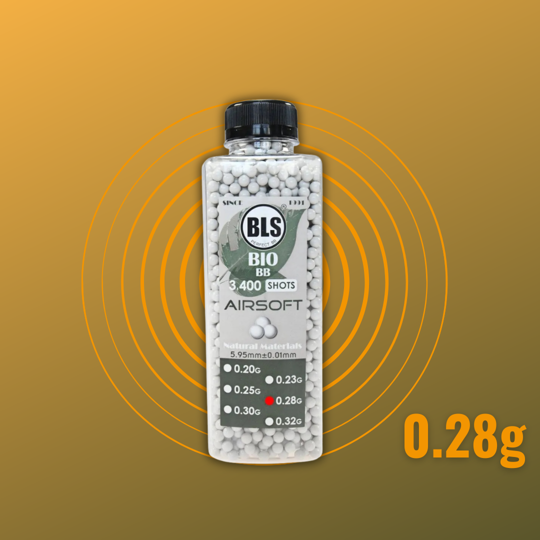 BLS Bio BBs 0,28g (3400 Kugeln) (Flasche) (Weiß)