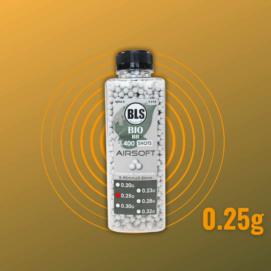 BLS Bio BBs 0,25g (3400 Kugeln) (Flasche) (Weiß)